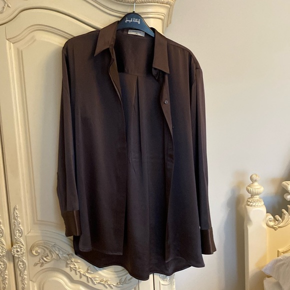 Babaton XS Silk Dress Shirt - Picture 1 of 3